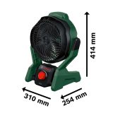 AKUMULATORSKI VENTILATOR BOSCH DIY UNIVERSALFAN 18V-1000 1X BATERIJA PBA 18V 2,0 AH