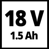 AKUMULATORSKI VRTALNIK EINHELL TC-CD 18/35 1X18 1.5 AH KIT POWER X-CHANGE