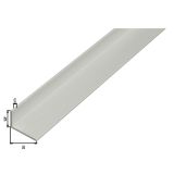 KOTNI PROFIL ALBERTS ALU 25X15X1.5X2600 MM SREBRNO ELOKSIRAN
