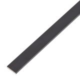 PLOSKA PALICA ALBERTS ALU, 15X2X2000 MM ČRNO ELOKSIRANA