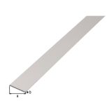 PLOSKA PALICA ALBERTS ALU, 15X2X2600 MM SIVO ELOKSORANA