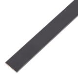 PLOSKA PALICA ALBERTS ALU, 20X2X2000 MM ČRNO ELOKSIRANA