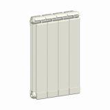 ALUMINIJASTI RADIATOR AKLIMAT M850 5 ČL. BELI IDENT 880644