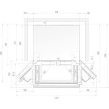 AMERIŠKI HLADILNIK GORENJE NRM818EUX