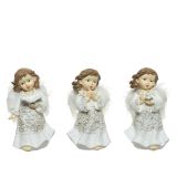 PRAZNIČNA FIGURA ANGEL 12 CM SORT