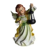 FIGURA, OKRASNA ANGEL S SOLARNO LUČKO VIŠ. 40 CM