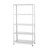 REGAL AR SHELVING 180X90X30 CM 70KG/POLICO BEL KOVINSKA POLICA