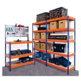 REGAL AR SHELVING 192X100X50 CM, 5 POLIC 300 KG/POLICO, OR/MO