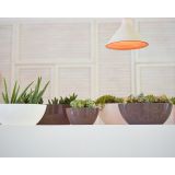PE NOTRANJI LONEC BAHIA PLANT BOX TAUPE OVAL 22X13 CM