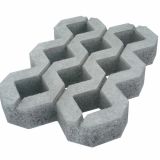 BETONSKA PLOŠČA OBLAK GROUP 60X40X8 CM TRAVNA CEMENTNO SIVA