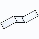 NADGRADNA STROP. SVETILKA BILITY 1X36W, ČRN ROB EASY DIM, PRAVOKOTNA 2