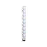 BUNKA IZ UMETNE MASE DECORIS HLADNO BELA V TUBI 10/1 FI 6 CM