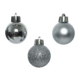BUNKA IZ UMETNE MASE DECORIS SREBRNA V TUBI 14/1 FI 3 CM