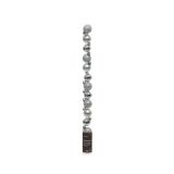 BUNKA IZ UMETNE MASE DECORIS SREBRNA V TUBI 14/1 FI 3 CM