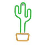 DEKORAT. STENSKA SVETILKA FOREVER NEON LED CACTUS