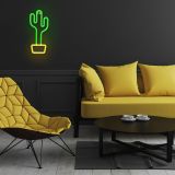 DEKORAT. STENSKA SVETILKA FOREVER NEON LED CACTUS