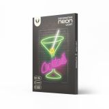 DEKORAT. STENSKA SVETILKA FOREVER NEON LED COCKTAILS
