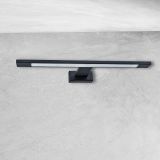 DEKORAT. STENSKA SVETILKA MILAGRO SHINE ČRNA 40CM 7W LED ML4379