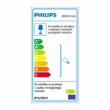 DEKORAT. STENSKA SVETILKA PHILIPS PEACE 1X36W 2G11 30422/11/16 KROM