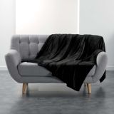 DEKORATIVNA ODEJA DOUCEUR D'INTÉRIEUR FLANEL 180X220 FLANOU ČRNA