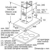 OTOČNA KUHINJSKA NAPA BOSCH DIB97IM50