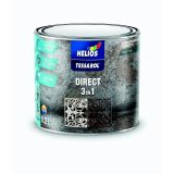 ANTIKOROZIVNI PREMAZ HELIOS TESSAROL DIRECT 3IN1 RAL 9005 ČRNI 0.2 L