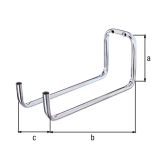 RAZNA OBEŠALA ALBERTS DVOJNA FI 12, 90X120X245 NOSILNOST 8 KG