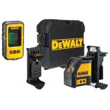 KRIŽNO LINIJSKI LASER Z DETEKTORJEM DEWALT DW088KD