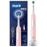 ELEKTRIČNA ZOBNA ŠČETKA ORAL-B PRO1 ROZA CROSS ACTION