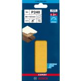 EXPERT C470 BRUSNI PAPIR Z 8 LUKNJAMI ZA EKSCENTRIČNE BRUSILNIKE, 80 X 133 MM, G 240, 10 KOSOV
