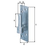 DOLGA SPONA ALBERTS FI 14X130X40 NOSILEC