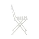 FLORA ORIGAMI STOL FULL STEEL KREM