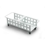 GALANTERIJA DURABLE DURABIN VOZIČEK ZA KOŠ DVOJNI 2X40L