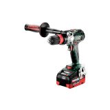 AKUMULATORSKI VRTALNIK METABO GB 18 LTX BL Q I VZREZOVALNIK NAVOJEV 2X LIHD BATERIJSKA PAKETA (18 V/5,5 AH)
