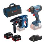 AKUMULATORSKI SET BOSCH PROFESSIONAL GBH 180 + GDX 180