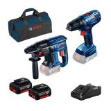 AKUMULATORSKI SET BOSCH PROFESSIONAL GBH 180 + GSR 180