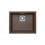 GRANITAL POMIVALNO KORITO ALVEUS QUADRIX 50, CHOCOLATE- G03M 560X460 MM