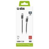 KABEL SBS TYPE-C TO TYPE-C 25W