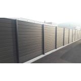WPC SISTEM OGRAJA BAMBUSWPC KAVNO RJAVA 180X180 CM 1 STEBRIČEK + 13 DESK