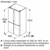 AMERIŠKI HLADILNIK BOSCH KFN96VPEA