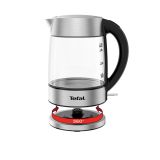 TEFAL 1.7 L STEKLEN GRELNIK VODE, KI772D38, VOLUMEN 1.7 L, MOČ 2200 W, SNEMLJIV FILTER ZA VODNI KAMEN, PODSTAVEK 360°