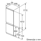 HLADILNIK IN ZAMRZOVALNIK BOSCH KIF86PFE0