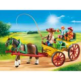 KOCKE PLAYMOBIL KOČIJA S KONJSKO VPREGO 6932