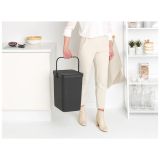 KOŠ ZA SMETI BRABANTIA SORT & GO 25 L SIV