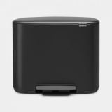 KOŠ ZA SMETI BRABANTIA ZA LOČEVANJE BO PEDAL BIN 3X11 L, ČRN