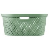 KOŠARA ZA PERILO - INFINITY RECYCLED, ZELENA, 39L
