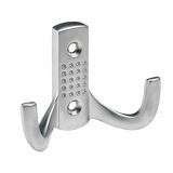 KOVINSKI OBEŠALNIK 2 KLJUKI HETTICH DIY, 79X58X31 MM, IZGLED ALUMINIJ