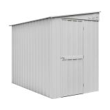 KOVINSKA VRTNA HIŠKA GLOBEL LEANTO 58 SREBRNA Š145 X G234 X V204 CM