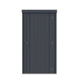 KOVINSKA VRTNA HIŠKA VITAVIA MARBURG 180X98X81 MAT ANTRACIT