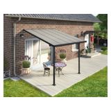 NADSTREŠEK ZA TERASO PALRAM FERIA PATIO COVER, 3X3,05, SIVA/TRANSPARENT